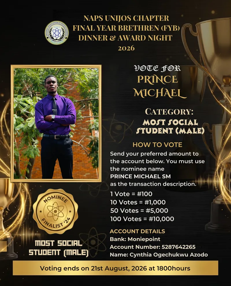 Campaign Flier for Prince Michael